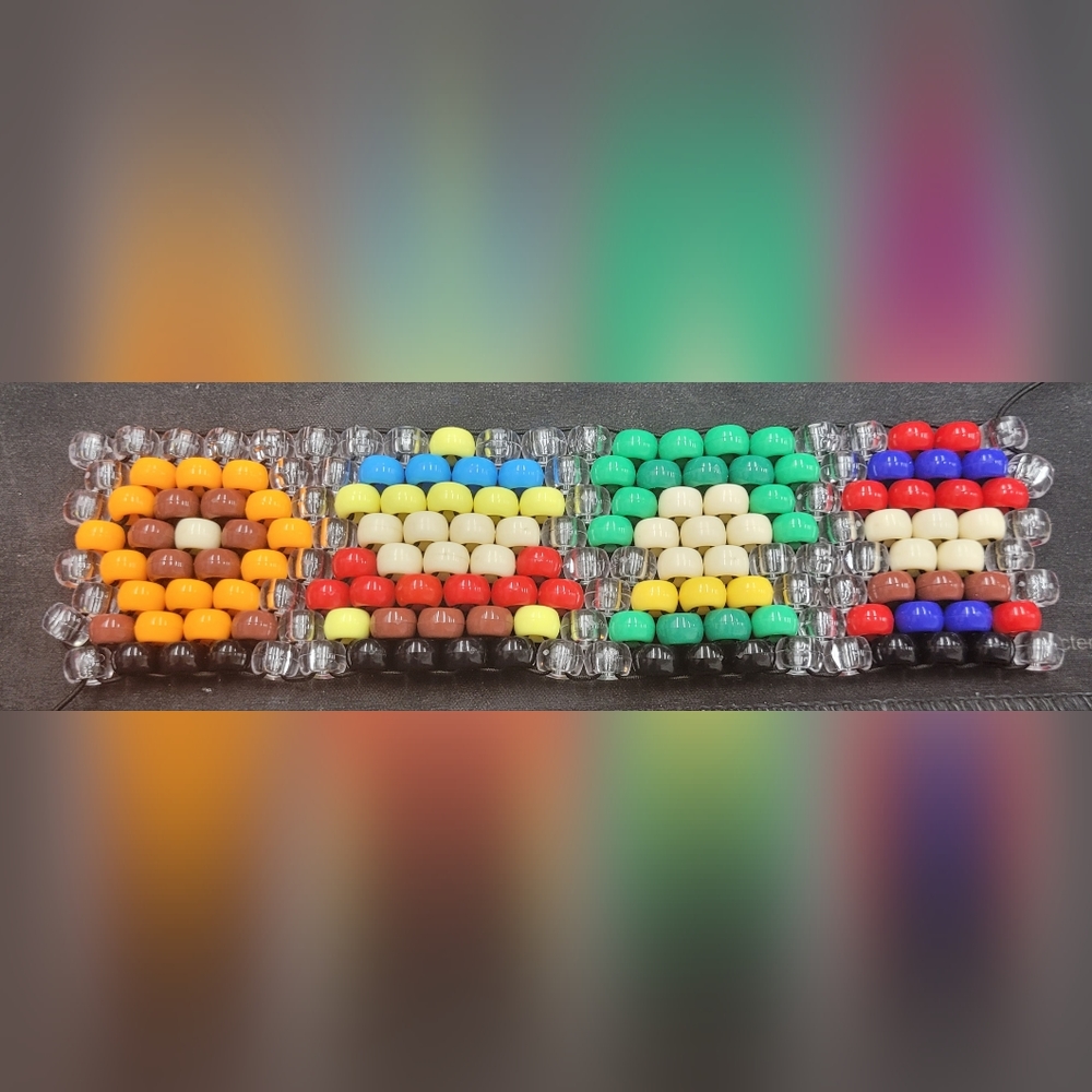 SouthPark theme beaded bracelet